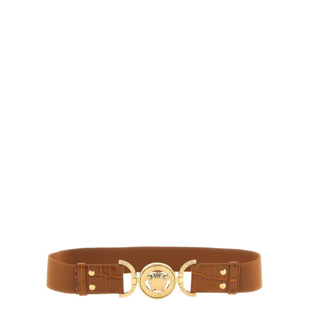 Versace Brown Calfskin Regular Women's Belt